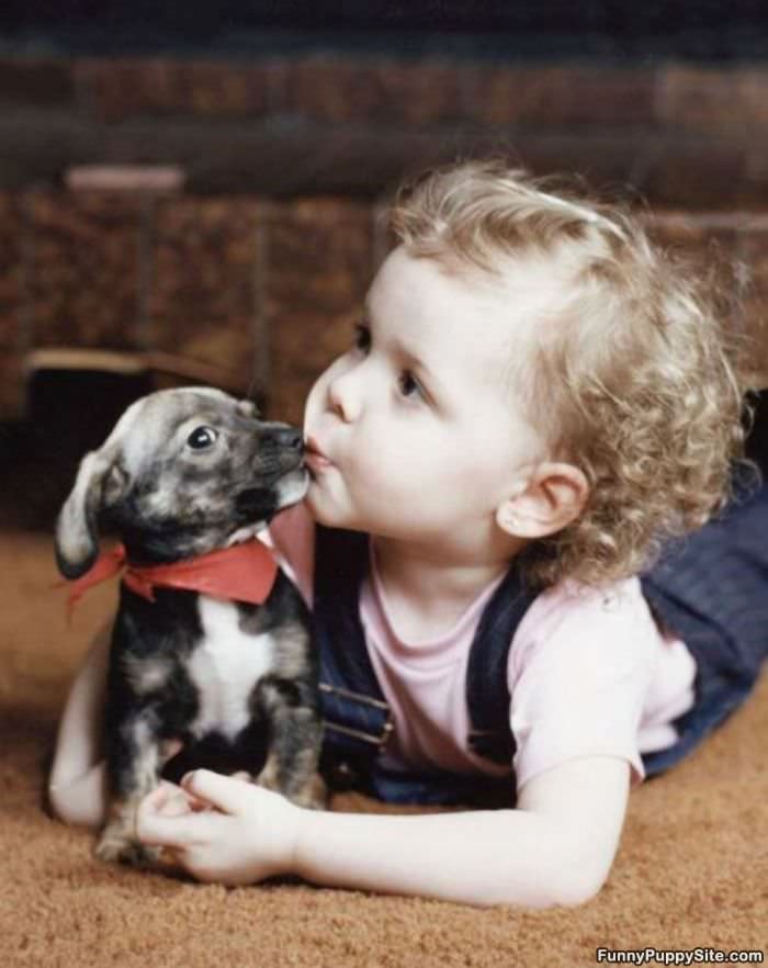 Giving Little Kisses